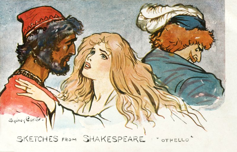 Vázlatok Shakespeare-től (színes litográfia) alkotó: Sydney Carter