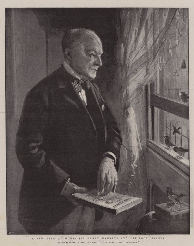 Egy új kortárs otthon, Sir Henry Hawkins és szegény kliensei alkotó: Sydney Prior Hall