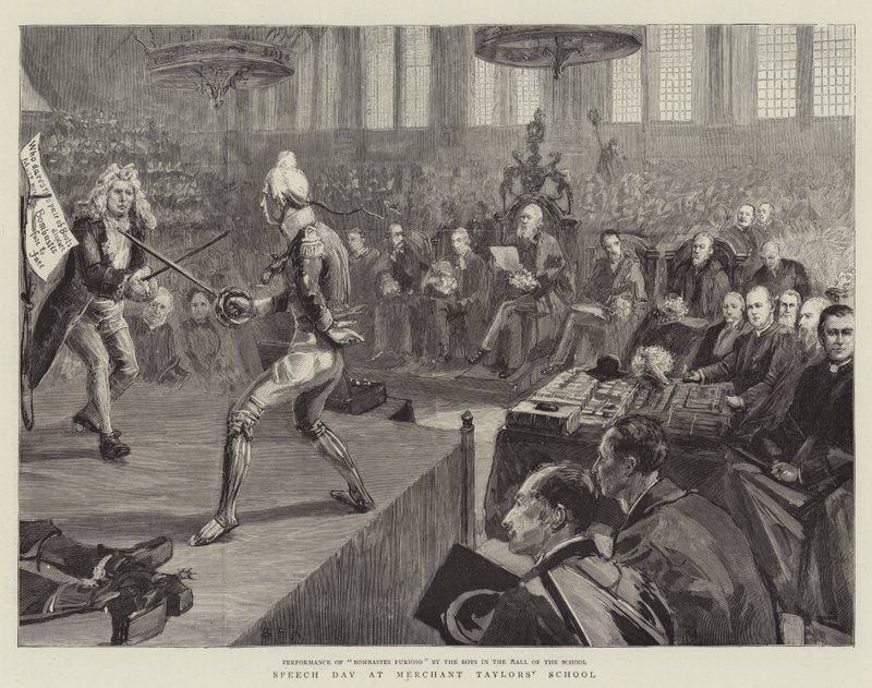 Beszédnap a Merchant Taylors Iskolában alkotó: Sydney Prior Hall
