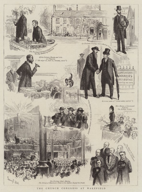 A wakefieldi egyházi kongresszus alkotó: Sydney Prior Hall