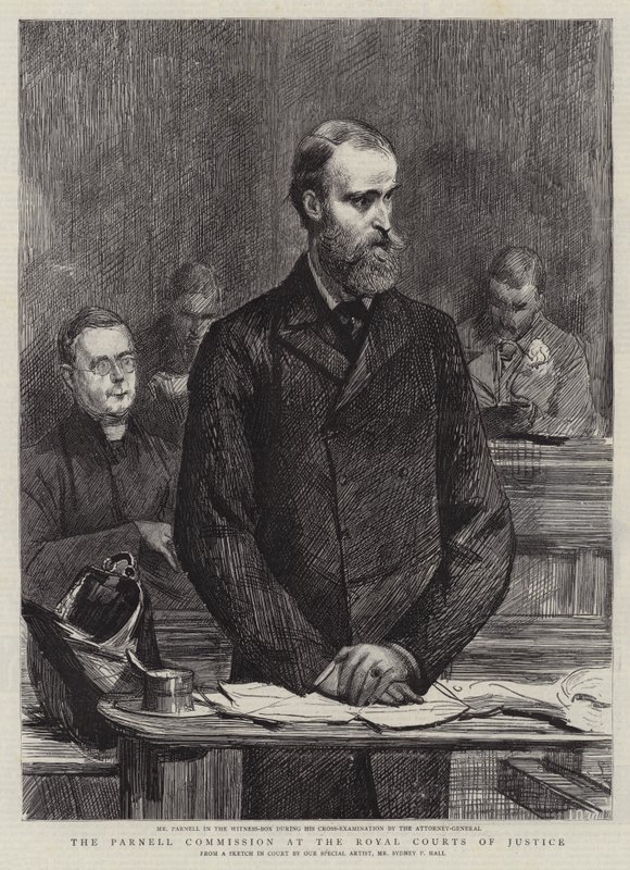 A Parnell Bizottság a Királyi Bíróságon alkotó: Sydney Prior Hall
