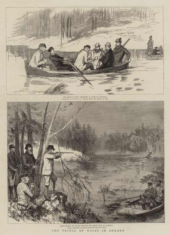 A walesi herceg Svédországban alkotó: Sydney Prior Hall