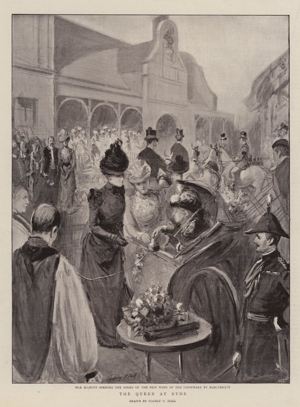 A királynő Ryde-ban alkotó: Sydney Prior Hall