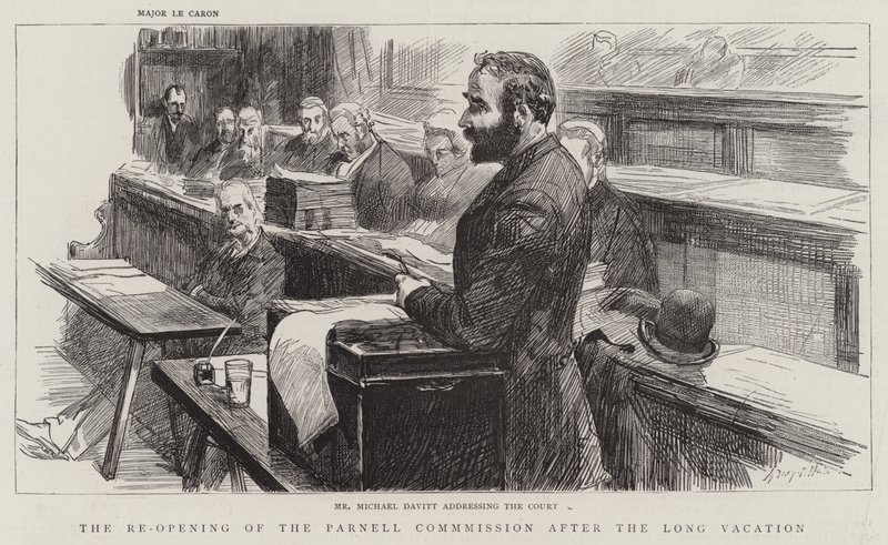 A Parnell-bizottság újbóli megnyitása a hosszú vakáció után alkotó: Sydney Prior Hall