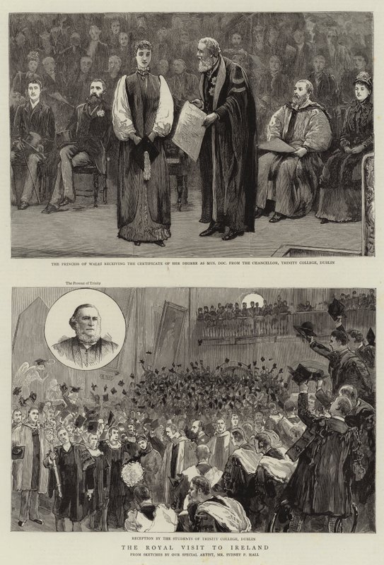 Királyi látogatás Írországban alkotó: Sydney Prior Hall