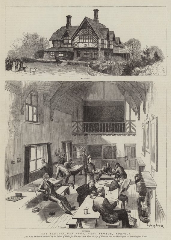 Sandringham Club, West Newton, Norfolk alkotó: Sydney Prior Hall