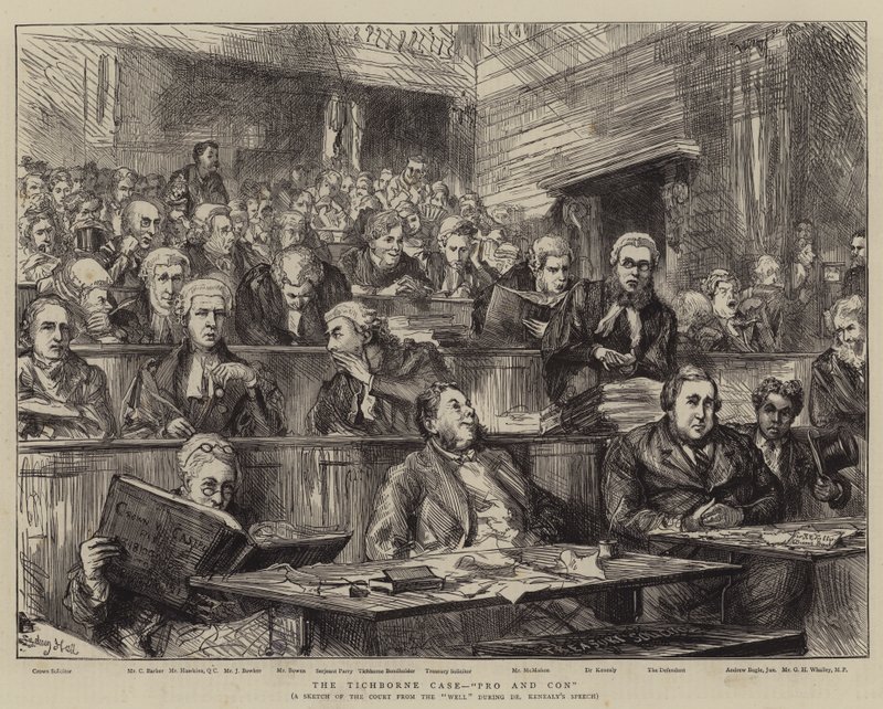 A Tichborne Case, Pro és Con alkotó: Sydney Prior Hall