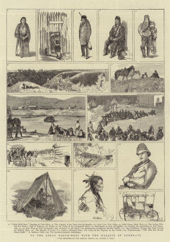 A nagy észak-nyugati részre Lorne márkival, VI. alkotó: Sydney Prior Hall