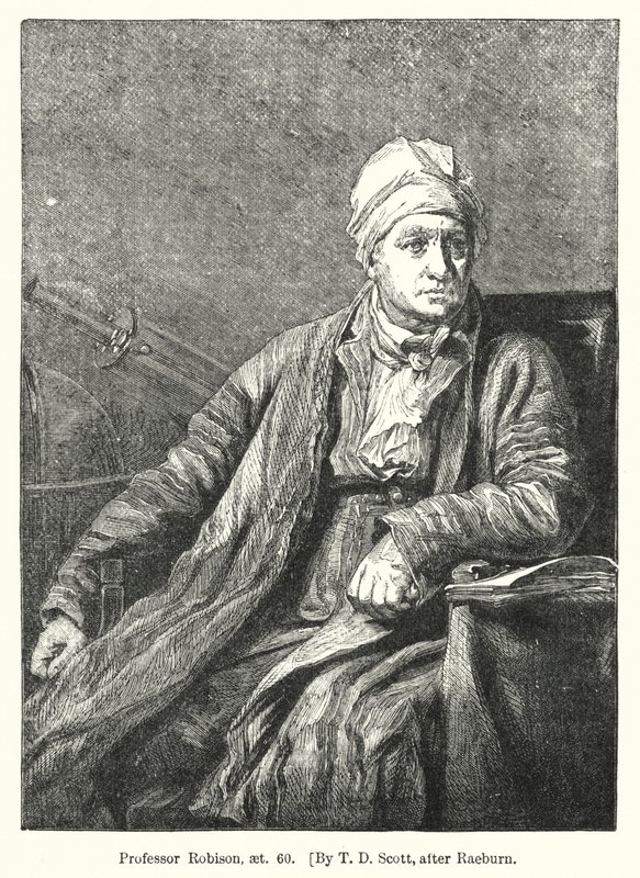 Robison professzor, aet 60 (metszet) alkotó: T. D. (after) Scott