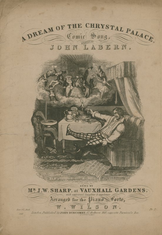 Egy álom a Kristálypalotáról, John La Bern komikus dala alkotó: T. Hampson Jones