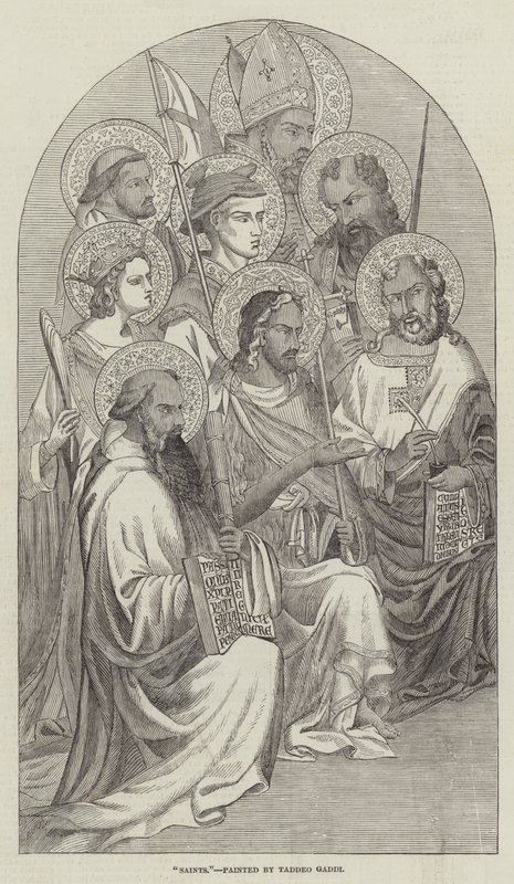 Szentek alkotó: Taddeo Gaddi