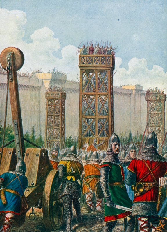 Belisarius bizánci tábornok meghódítja Rómát 536-ban alkotó: Tancredi Scarpelli