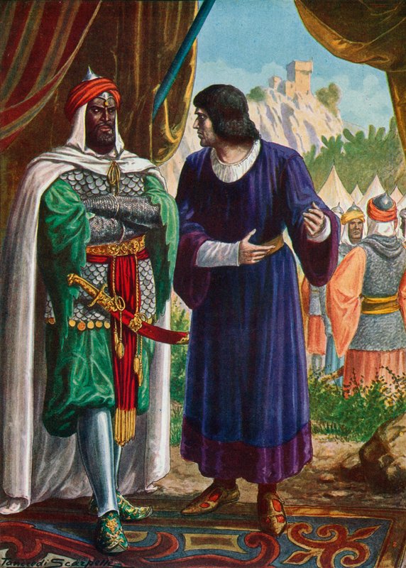 Szicília meghódítása a szaracénok által, 859 alkotó: Tancredi Scarpelli