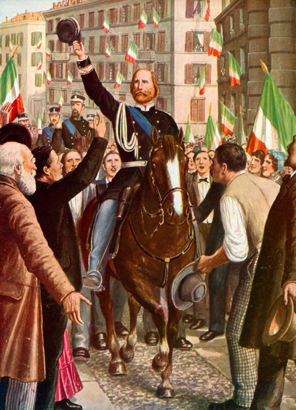 Garibaldi diadalmas menete alkotó: Tancredi Scarpelli