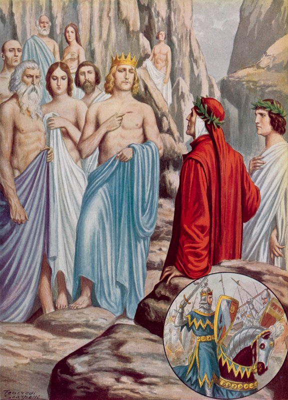 Illusztráció Dante Isteni színjátékához alkotó: Tancredi Scarpelli