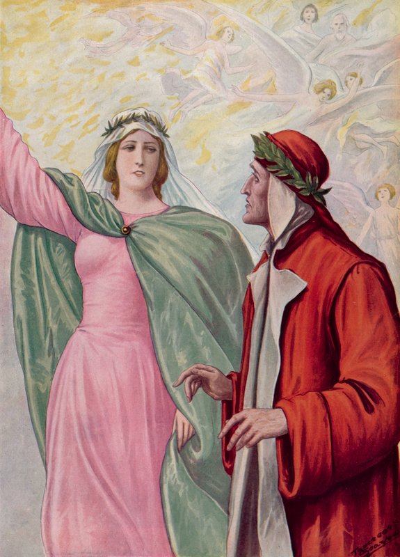 Illusztráció Dante Isteni színjátékához alkotó: Tancredi Scarpelli