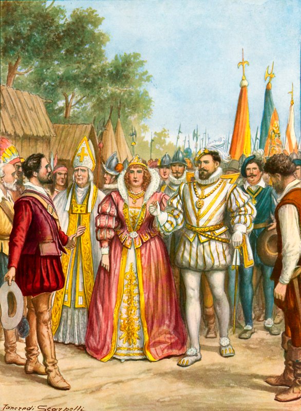 Ünnepélyes belépés Pedrarias d