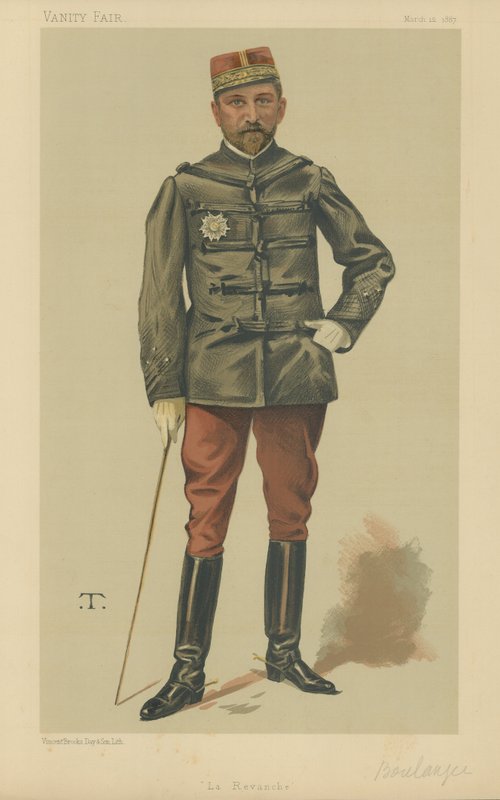 Georges Boulanger tábornok alkotó: Theobald Chartran