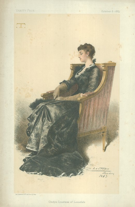 Gladys Lonsdale grófnője alkotó: Theobald Chartran