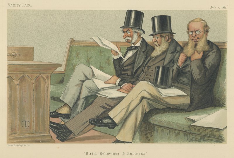Őfelsége ellenzéke: Lord J J Manners, Sir S H Northcote és Sir R A Cross alkotó: Theobald Chartran