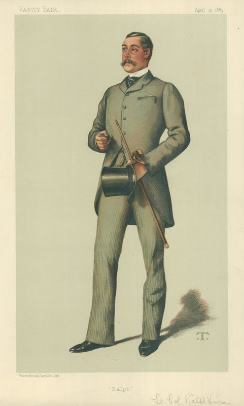 Ralph Vivian alezredes, Ralph, 1883. április 21., Vanity Fair rajzfilm alkotó: Theobald Chartran