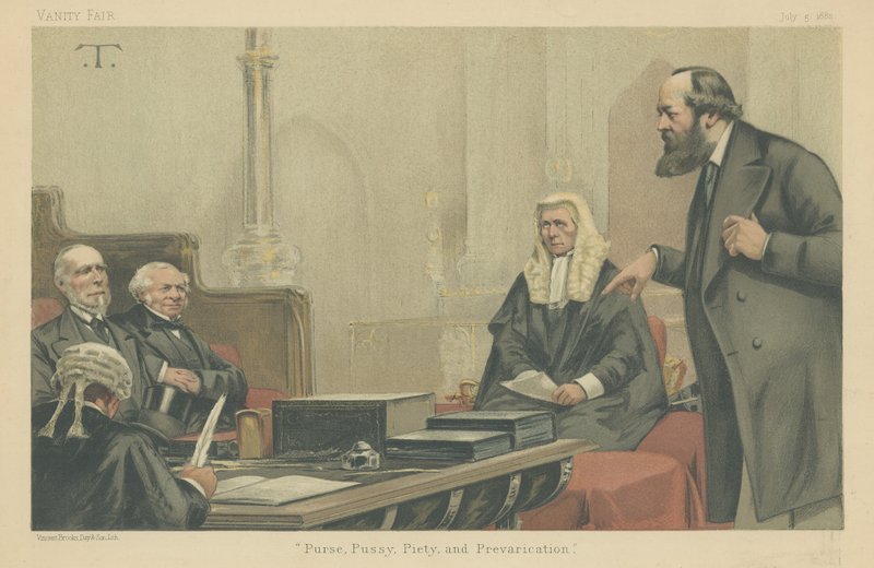 Lord Northbrook, Granville, Selbourne és Salisbury lordok alkotó: Theobald Chartran
