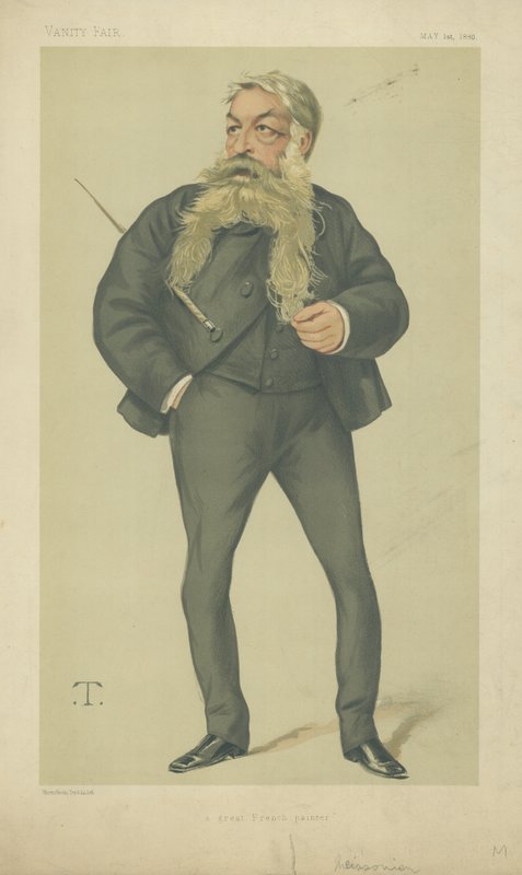 Jean Louis Ernest Meissonier úr alkotó: Theobald Chartran