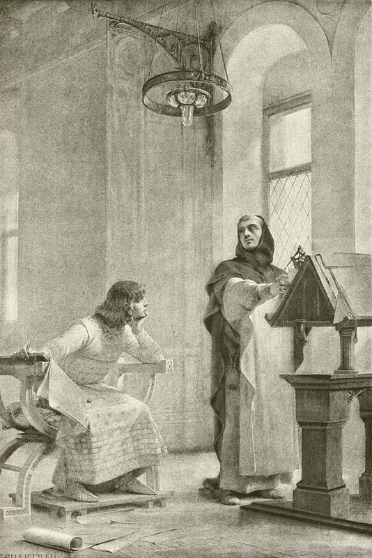 IX. Lajos oktatása (mélynyomás) alkotó: Theobald Chartran