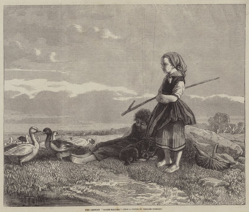 A német lúdlány alkotó: Theodor Hosemann
