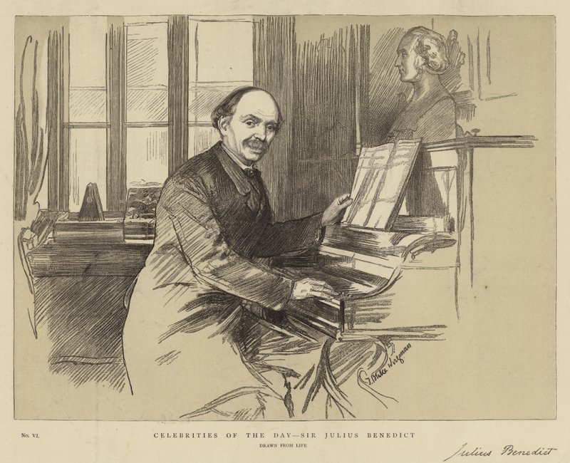 A nap hírességei, Sir Julius Benedict alkotó: Theodore Blake Wirgman