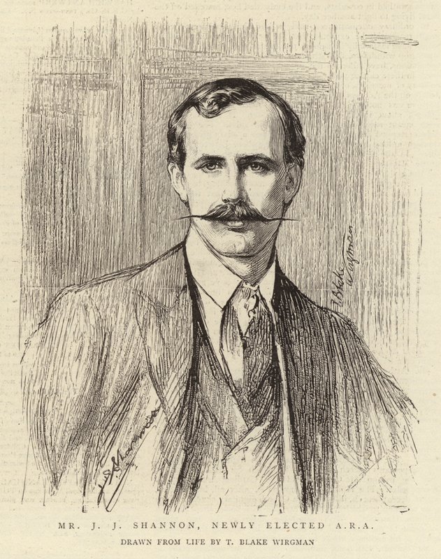 J J Shannon úr, újonnan megválasztott ARA alkotó: Theodore Blake Wirgman