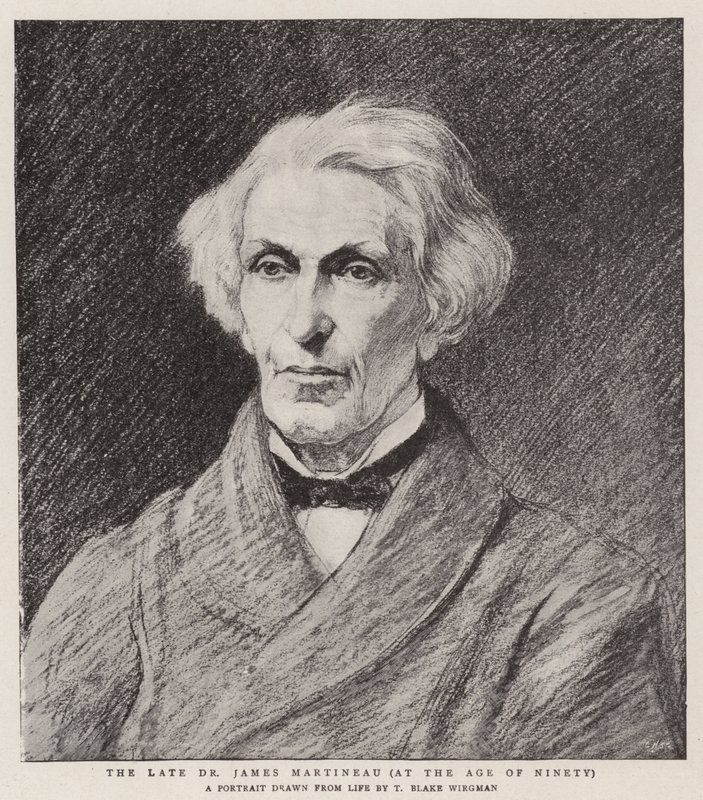 A néhai Dr. James Martineau, kilencven évesen alkotó: Theodore Blake Wirgman