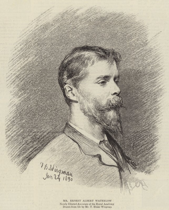 Ernest Albert Waterlow úr (metszet) alkotó: Theodore Blake (after) Wirgman