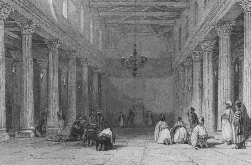Kápolna Betlehemben alkotó: Thomas Allom