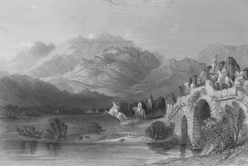 Pergamusi Akropolisz, Kis-Ázsia alkotó: Thomas Allom