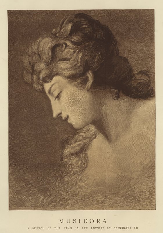 Musidora alkotó: Thomas Gainsborough