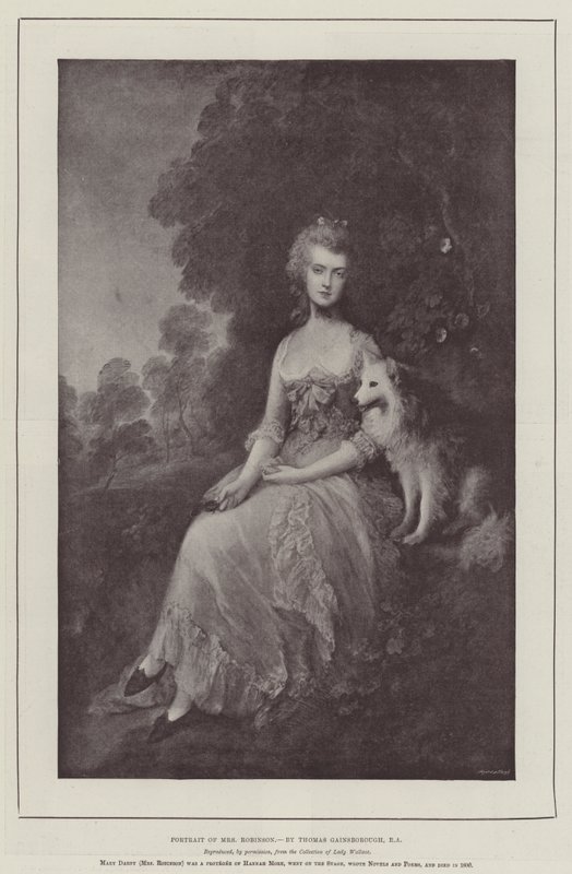 Mrs Robinson portréja alkotó: Thomas Gainsborough