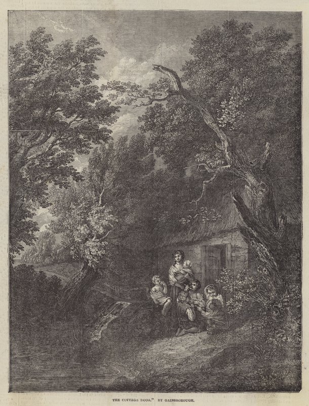 A házikó ajtó alkotó: Thomas Gainsborough