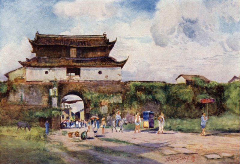 Hangchow, az északi kapu alkotó: Thomas Hodgson Liddell