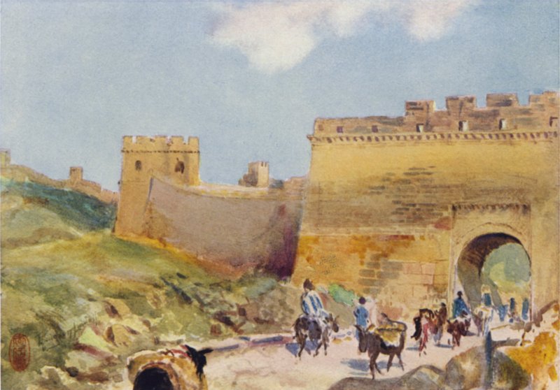 Nankow-hágó, a Nagy Fal kapuja alkotó: Thomas Hodgson Liddell