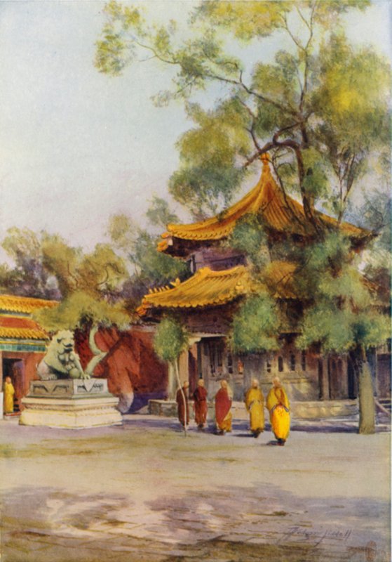 Pailau a láma templomban, Pekingben alkotó: Thomas Hodgson Liddell