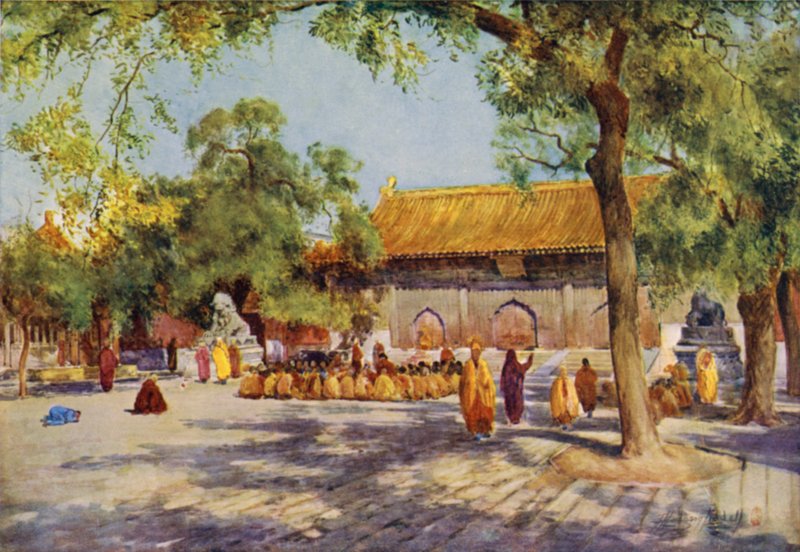 Peking, a láma templom alkotó: Thomas Hodgson Liddell