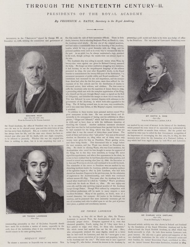 A Királyi Akadémia elnökei alkotó: Thomas Lawrence