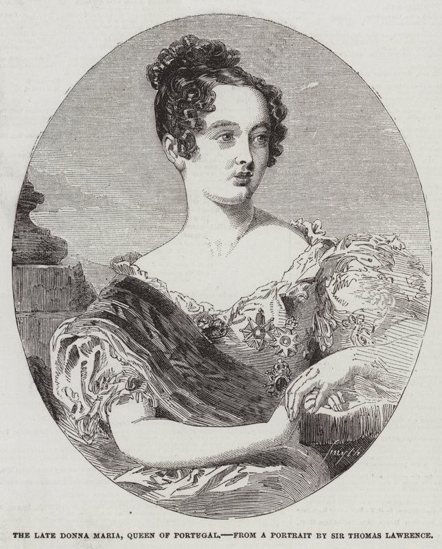 A néhai Donna Maria, Portugália királynője alkotó: Thomas Lawrence