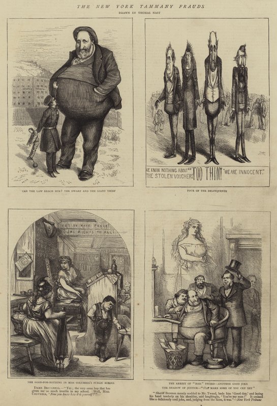 A New York-i Tammany csalások alkotó: Thomas Nast