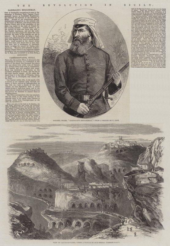 A forradalom Szicíliában alkotó: Thomas Nast