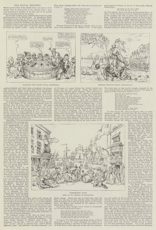 Old Naval Reviews alkotó: Thomas Rowlandson
