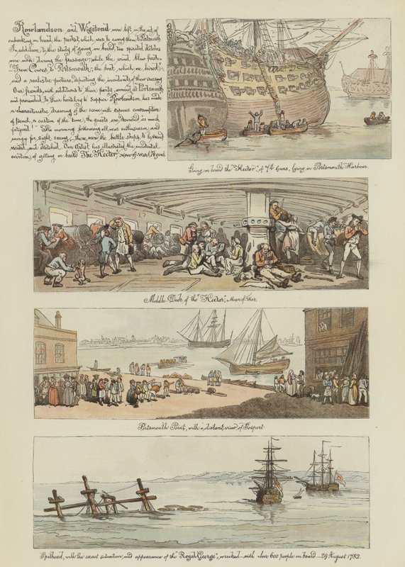 Rowlandson körútja egy posta díványon, 1782 (kromolito) alkotó: Thomas Rowlandson