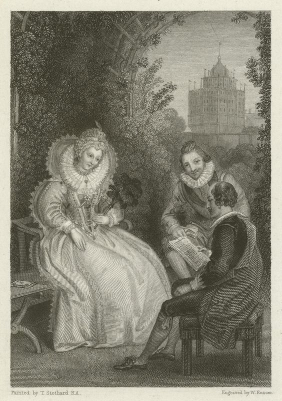 Shakespeare interjúja Erzsébet királynővel alkotó: Thomas Stothard