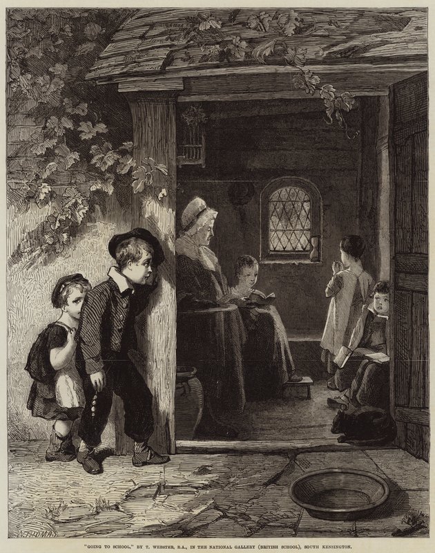 Iskolába járni alkotó: Thomas Webster